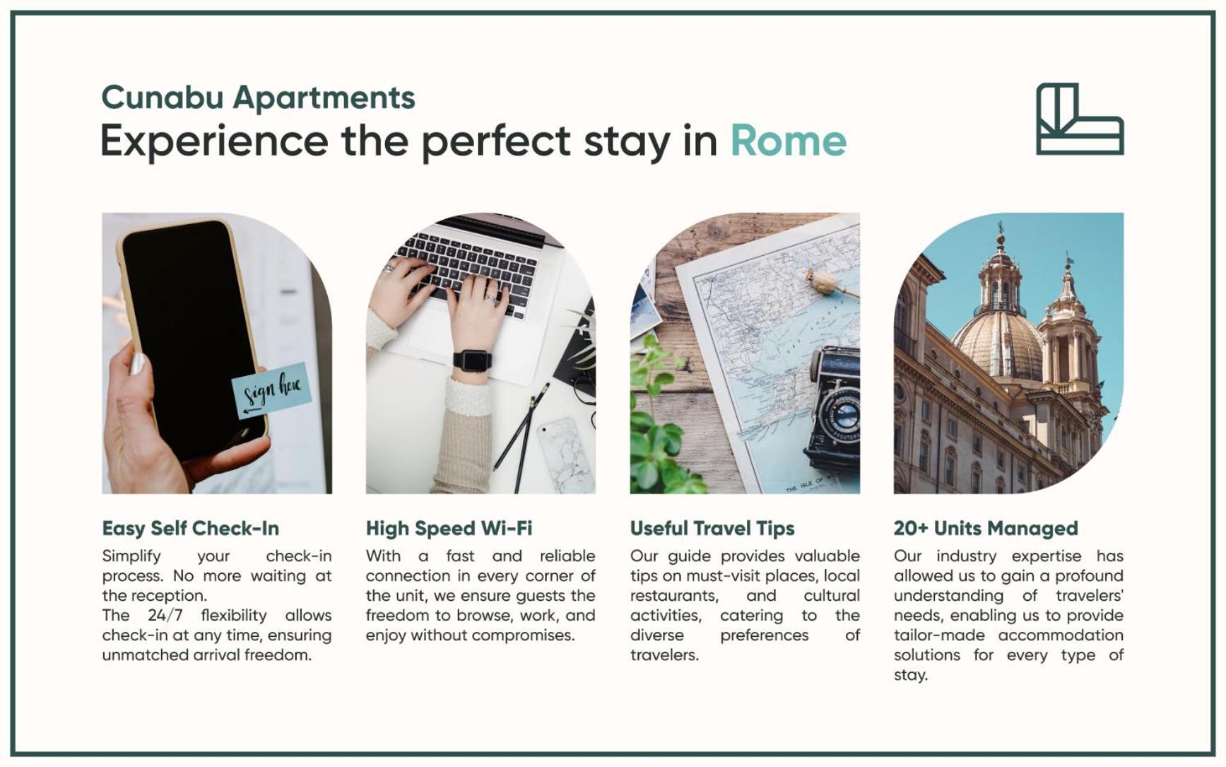 Cunabu Apartments Giolitti Rome Exterior photo